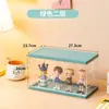 Rack de Exibição para Armazenamento de Caixas Surpresa Caixa de Armazenamento Feita à Mão Acrílico Bubble Mart Gabinete de Exibição Lego Rack de Armazenamento de Mesa