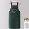 Delantal impermeable y a prueba de aceite, delantal de cocina nuevo y elegante para uso doméstico, uniforme de trabajo, resistente a las manchas, adecuado para restaurantes, ropa de trabajo unisex