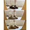 Primeiro encontro com Jiti Tiramisu~ Botas de neve quentes engrossadas para estudantes para mulheres inverno altura interna aumentando Sapatos Birkenstock sapatos de algodão peludos
