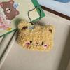 Llavero Colgante de Peluche de Oso de Mantequilla Tailandés Chillón con Estilo Lindo Dibujo Animado Chica Corazón Regalo