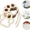 Forma de Garra de Madera Xingcheng DIY para Perro Gato Corte de Uñas Disco de Madera Manualidades Hogar Hecho a Mano Arte en Madera