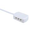 Caja de Conexiones Dupont para Gabinete Led, Barra de Luz, Caja de Conexiones Lámpara con Conector de Lámpara, Divisor DC de 6 Agujeros Dupont