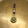 Chaveiro Pingente Giratório do Zodíaco Chinês Ornamento Estilo Étnico Acessórios de Metal de Alta Qualidade Fábrica de Liga