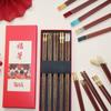 Nuevos Palillos de Madera de Sándalo Rojo y Madera de Ala de Pollo Estilo Chino Lingote Regalo para el Hogar Palillos Madera Maciza Una Persona Un Palillo Compra Grupal Al por Mayor