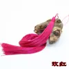 Colgante de borla con púas grandes de 30 cm, colgante de púas colgantes, accesorios de borla para abanicos de grupo, hilo de borla de seda helada, hilo de púas
