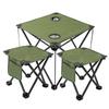 Mesa Plegable Portátil para Exterior Transfronteriza Mesa Pequeña de Tela para Bocetos Artísticos Ocio Camping Pícnic Plegable y Silla