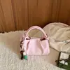Bolsa de Mão Plissada Estilo Coreano Nicho Fashionável Nuvem para Mulheres 2026 Verão Nova Bolsa de Ombro Transversal Retro para o Dia a Dia