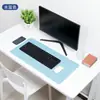 Alfombrilla de Ratón de Cuero Simple de Color Sólido para Uso en Oficina, Alfombrilla Grande para Escritorio de Computadora, Bloc de Escritura para Estudio, Alfombrilla para Teclado de Juegos, Personalizable