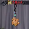 Sándalo Tallado Zodiaco Caballo Cadena para Teléfono Colgante Yiming Xianyuan Llave Madera Maciza Tallada Caballo Llavero Colgante para Coche