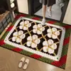 Fabricante de felpudo de entrada estilo lana 3D transfronterizo, alfombrilla de baño, alfombrilla de tierra de diatomeas, alfombrilla de baño antideslizante
