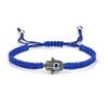 Fabricante Personalizado Transfronteiriço Olho Azul Olho Mau Pulseira de Cordão Vermelho Acessórios Criativos de Contas de Palma Pulseira Tecida à Mão