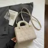 Bolso de Hombro de Diseño Exclusivo, Bolso de Bordado Acolchado de Moda y Tendencia, Bolso Cruzado, Bolso de Mujer, Bolso de Mano Sencillo y de Alta Gama
