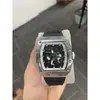 Novo Relógio Masculino Richard Barrel Luminoso Agressivo De Alto Valor Moderno Quartzo Não Mecânico