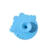 Escova de Shampoo de Silicone Desenho Animado Fofo para Bebê Pente de Silicone para Limpeza no Banho do Bebê Escova Multifuncional para Massagem Facial