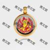 Pequeño Thangka Caja Gawu Colgante Zakilam Manjusri Madre Verde Colgante Quinto Maestro Estilo Nacional Thangka Portátil Venta al por Mayor