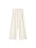 Pantalones casuales refrescantes de seda helada para mujer, de verano, corte holgado, adelgazantes, cubren la cadera, pantalones casuales de pierna ancha para usar en casa y al aire libre