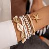 Tobillera Bohemia de Cuentas Yongge Starfish Bead Set de Siete Piezas Pulsera Creativa de Alto Valor