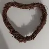 Guirlanda Decoração de Natal Smilax Guirlanda Anel de Cipó Pingente DIY Feito à Mão Artesanato de Tecelagem de Rattan Material