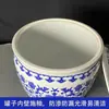 Jingdezhen 10 kg 20 kg 15 kg 25 kg Cerámica Azul y Blanca Recipiente para Arroz Huevo de Pato Salado Arroz Glutinoso Vino de Arroz Residuo de Vino de Arroz