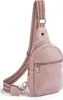 Bolso de Hombro de Cuero para Mujer Bolso Cruzado Bolso de Cintura Moda Casual Versátil Bolso de Pecho para Mujer Bolso Lion Ling