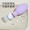 Conjunto de Garrafas de Silicone em Formato de Concha para Viagem para Loção e Shampoo, Garrafa Portátil para Armazenamento, Frasco Dosador em Formato de Vieiras, Pequena Garrafa para Amostras