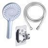 Cabezal de ducha de panel grande de 12 cm cabezal de ducha baño bañera bañera presurizado cabezal de flor set de cabezal de ducha de lluvia