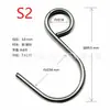 En stock gancho S de anillo cerrado de metal gancho S de hierro acero inoxidable gancho S gancho para colgar gancho transfronterizo