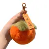 Colgante de Felpa con Símbolo de Buena Suerte, Caqui Pequeño, Piel Sintética de Conejo, Buena Fortuna, Bola de Felpa, Colgante para Bolso, Llavero