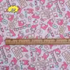 Atacado spot tecido Oxford estampado de desenho animado, tecido para bolsa de tecido Oxford estampado PVC 210D à prova d'água à prova d'água