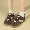 Zapatos Deportivos Casuales de Diseño Retro de Nicho con Suela Blanda Nuevos de Verano 2025 Zapatos de Entrenamiento Moral de Suela Gruesa Zapatos Versátiles de Papá para Mujer