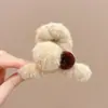Elegante pinza grande para el pelo para mujer, nuevo pinza de tiburón de felpa 2026, pinza para el pelo de la parte trasera de la cabeza, accesorio para peinar el pelo