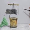 Fábrica Fuente Creativo Amazon Cielo Estrellado Vidrio Molino de Viento Corriente de Aire Caliente Romántico Aromaterapia Portavelas Giratorio Linterna Giratoria