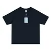 Camiseta de Manga Corta con Cuello Redondo, 240g de Peso Pesado 5A Antibacteriana Refrescante Sorona, Corte Holgado, Color Sólido Ropa de Trabajo, Estampado Transfronterizo