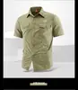 Camisa de Secado Rápido Jeep Spirit Jeep Verano, Camisa de Manga Corta sin Planchar, Camisa de Trabajo de Verano para Hombre, Protección Solar