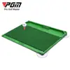Pgm Almohadilla de Golpeo para Golf de Interior con Caja para Tees, Suela de Goma Blanda Inodora, Ventosa, Swing y Corte