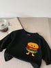 Camiseta Infantil de Outono com Desenho Animado, Manga Longa Estilo Coreano para Meninos e Meninas, Roupa Infantil Outono 2026