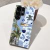 Produtos Populares Transfronteiriços Europeus e Americanos: Cenário de Férias na Praia com Vida Marinha Capa de Celular Filme Adequada para Samsung S23 Ultra