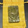 Colgante de Jade Natural de Dragón y Fénix, Sello de Tortuga Dragón Tallado, Adorno de Jade para Sostener en la Mano, Pieza de Exhibición Coleccionable, Suministro Directo del Fabricante, Venta al por Mayor