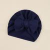 Nuevo gorro infantil europeo y americano con lazo de cachemira para bebé, gorro estilo jersey para bebé, gorro indio para bebé recién nacido.