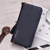 Bolso pequeño para hombre, cartera larga para hombre, bolso de mano para teléfono móvil, cartera informal con cremallera de gran capacidad al por mayor para hombre