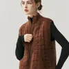 Otoño/Invierno 2026 Nuevo Chaleco Versátil de Cuadros con Cremallera Suéter de Cachemira a Cuadros Tejido Suéter Tejido para Mujer