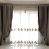 Cortina de veludo italiano de alta qualidade, estilo europeu, com sombreamento espesso e cor sólida, super alta, para sala de estar, quarto, personalização de villa