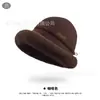 Sombrero de Pescador de Felpa para Mujer, Sombrero Grueso Cálido de Invierno, Sombrero de Cubo Versátil Estilo Japonés, Protección de Cuello y Calidez a la Moda