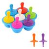Molde de Paleta de Hielo Colorido Molde de Plástico para Helado Tesoro Casero de Paleta para Niños DIY Helado Casero Paleta Grado Alimenticio