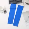 Mangas de Hielo de Seda sin Costuras de Color Sólido, Sueltas y Transpirables, Mangas de Hielo con Protección Solar para Hombres y Mujeres, Protectores de Brazo Deportivos, Protección Solar para Mujer al por Mayor