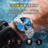 Relojes de Pareja Modernos y Elegantes Rui Zhi Yuan, Reloj de Cuarzo para Hombre con Doble Calendario, Reloj Impermeable, Diseño de Nicho de Lujo Ligero para Mujer