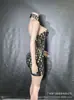 Vestido de tirantes sexy estilo lente, superventas transfronterizo, atuendo para fiesta de cumpleaños, discoteca, escenario Gogo