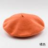 Boina de lana artística japonesa de otoño e invierno, gorro de pintor coreano de colores caramelo que combina con todo, gorro de estilo británico retro.