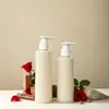 Venta directa del fabricante: Botella de PET para loción 160ml/180ml con cabezal de bomba, botella rellenable, botella de plástico vacía para acondicionador de cabello