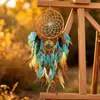 Bestseller transfronterizo: Atrapasueños Colgante de Pluma Árbol de la Vida, Adorno de Carrillón de Viento Atrapasueños, Regalo de San Valentín